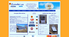 Desktop Screenshot of ecosolarsa.com